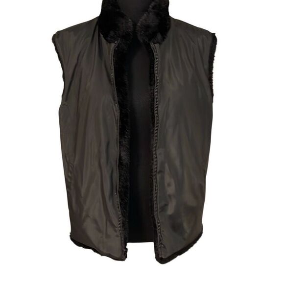 Giacca Gallery Faux Fur Reversible Vest - Picture 5 of 10